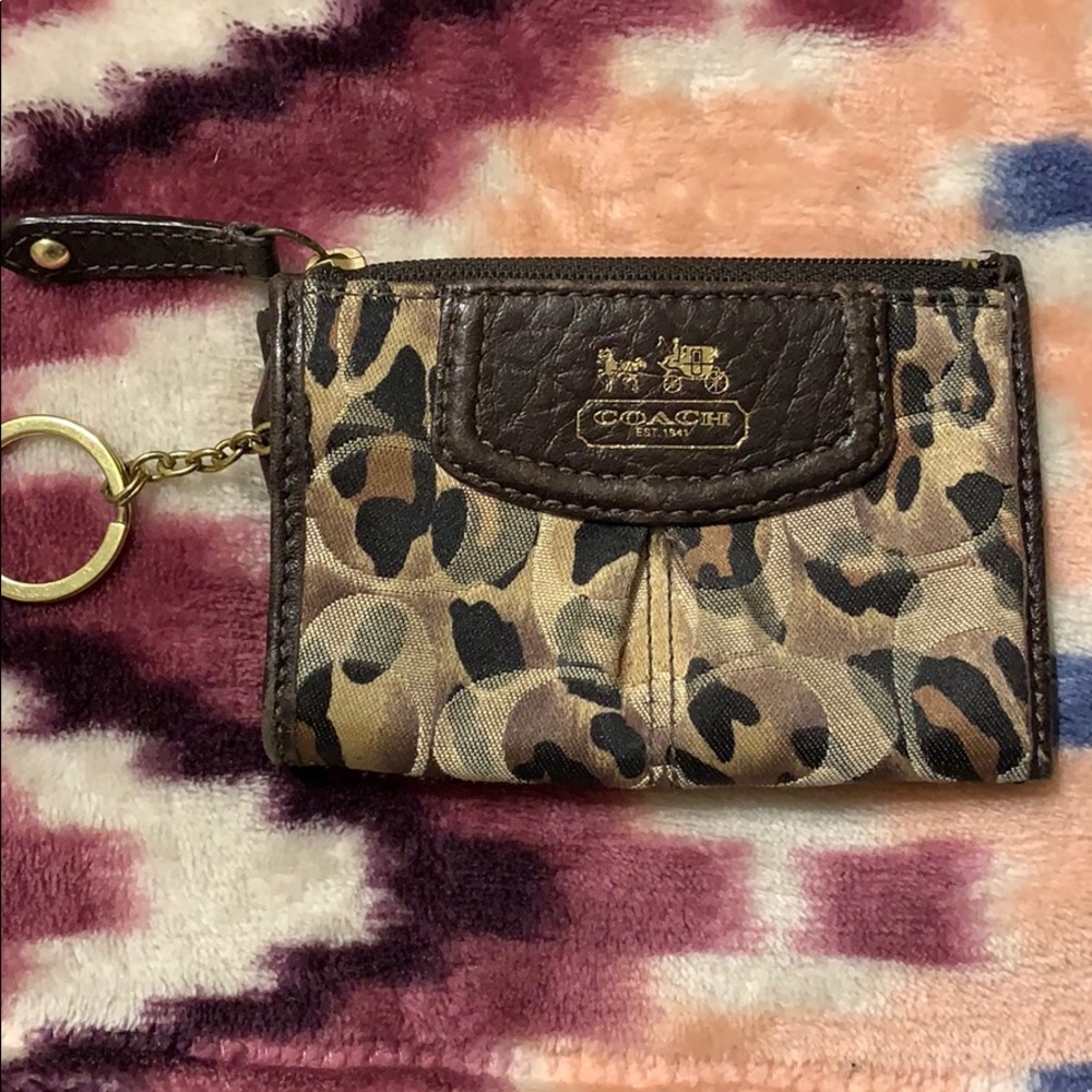 Cheetah coach wallet